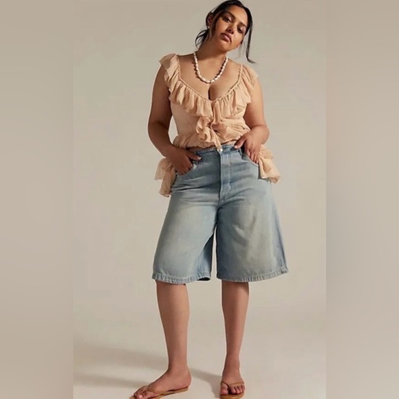 We The Free CRVY Back To Basics Long Shorts in Square One
